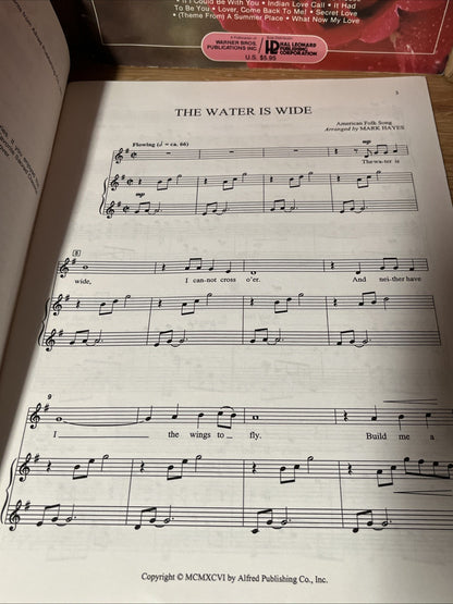 A Collection of Music Sheet Lot of 4 Folk Songs, Settimental Ballad,Eddy Duchin