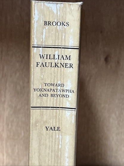 William Faulkner Toward Yoknapatawpha And Beyond Cleanth Brooks