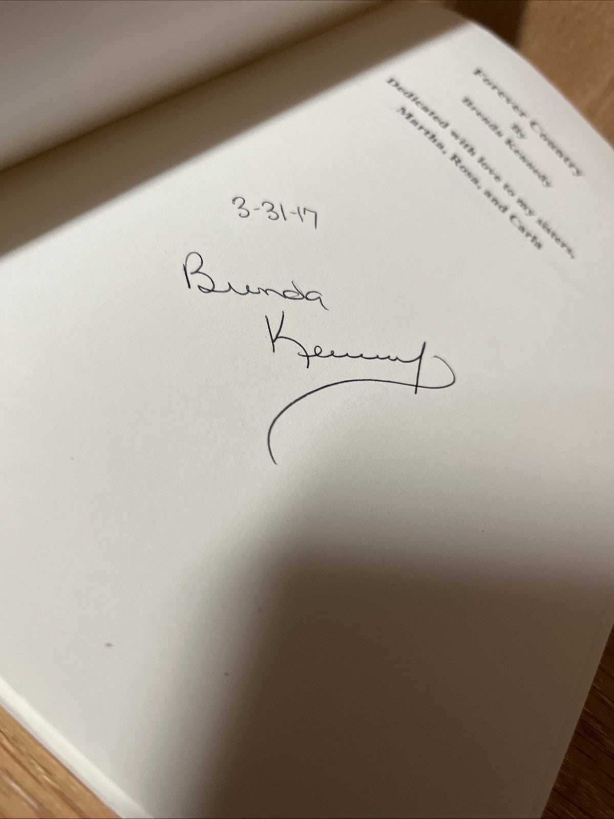 Forever Country by Brenda Kennedy SIGNED COPY (English)