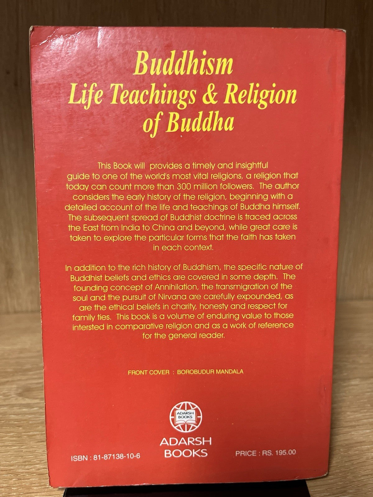 Buddhism: Life Teachings and Religion of Buddha by J. Barthelemy Saint-Hilaire
