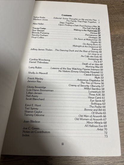 Chattahoochee Review Lamar YORK Volume VIII  Number 2 Winter 1st Edition 1983