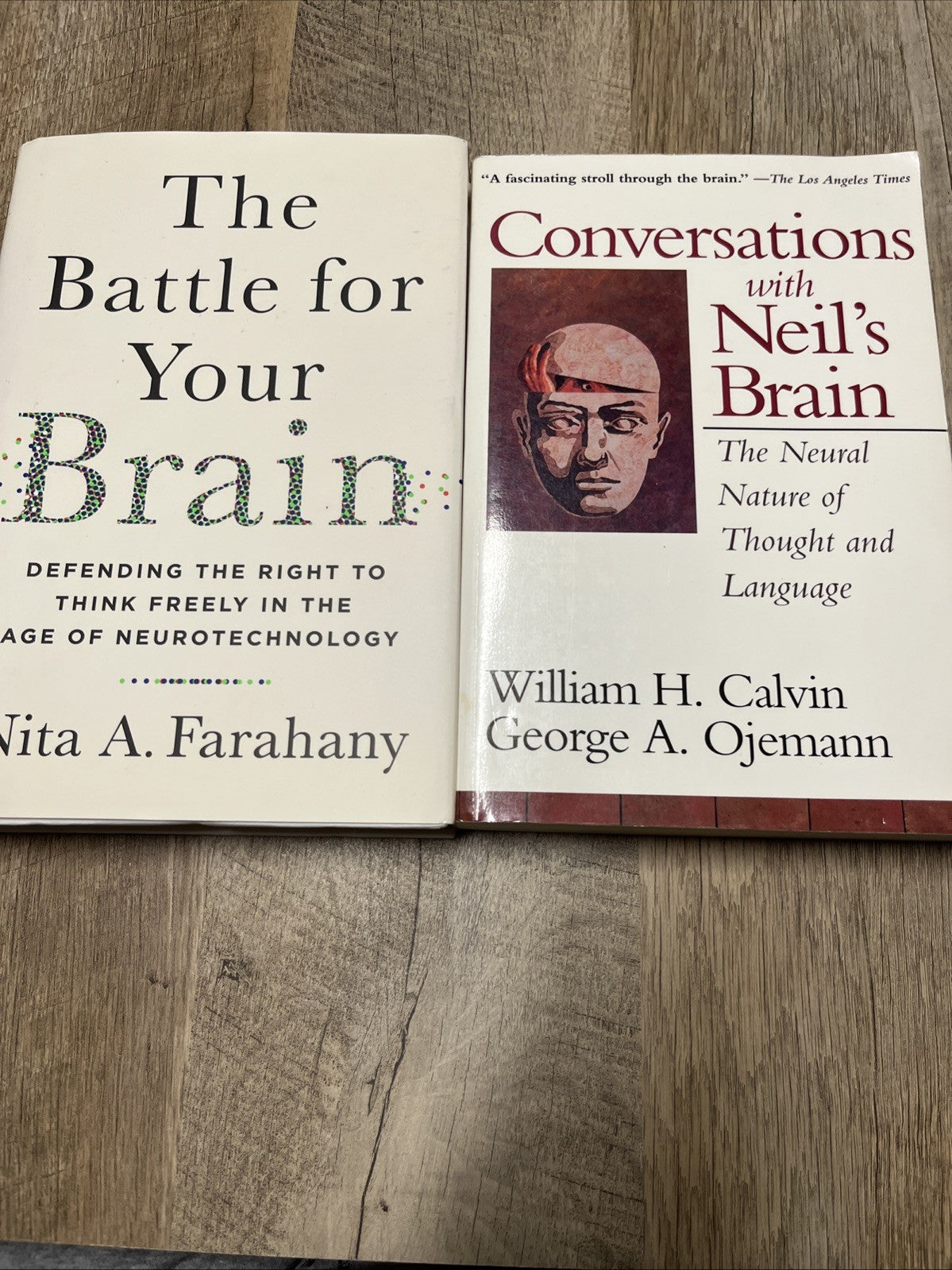 Brain Book Lot 2 The Battle For Your Brain & Conversations With The Neil’s Brain