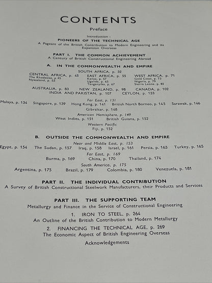 Britain Builds Abroad Britain Constructional Engineering Service SIGNED COPY