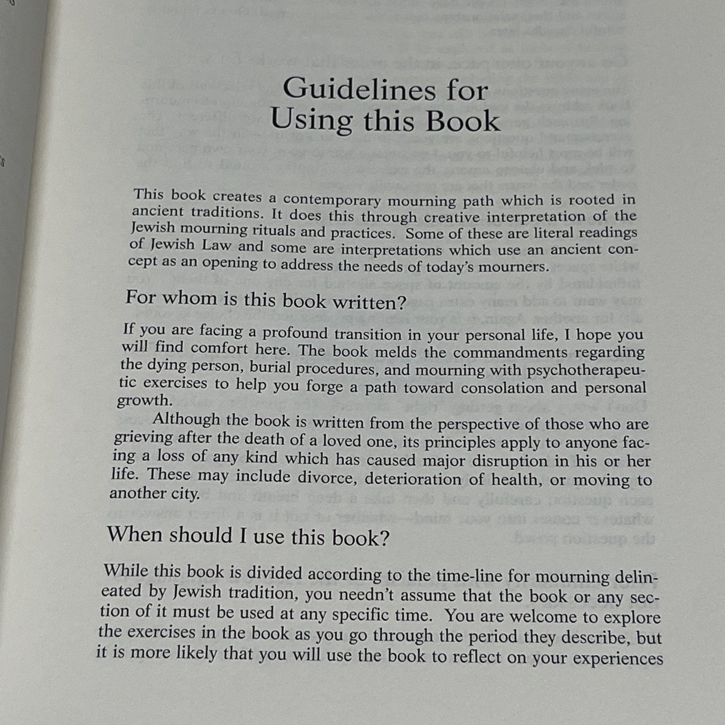 Mourning & Mitzvah 2nd Ed A Guided Journal for Walking the Mourners Path Through