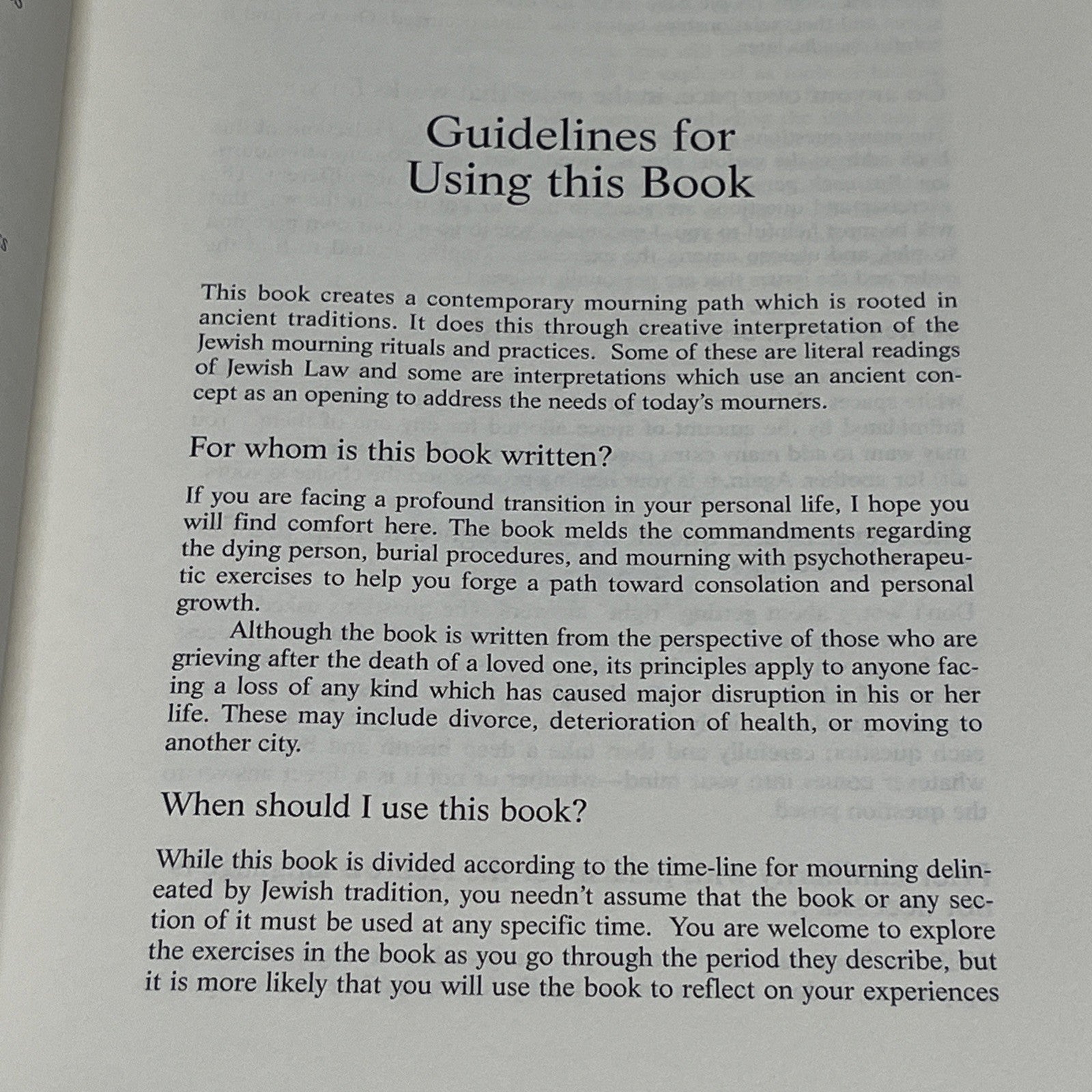 Mourning & Mitzvah 2nd Ed A Guided Journal for Walking the Mourners Path Through