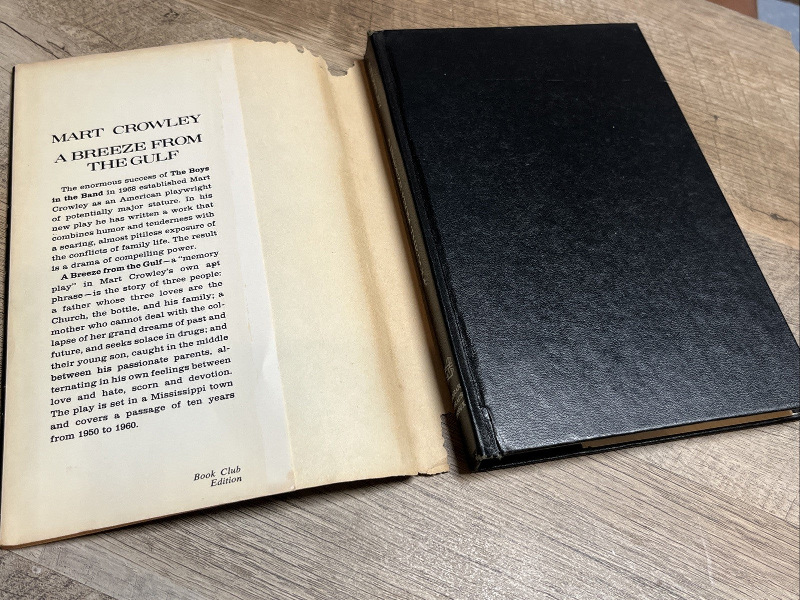 A Breeze from the Gulf 1974 by Mart Crowley (Farrar Straus & Giroux, BC Edition