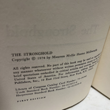 The Stronghold By Mollie Hunter /1st Edition 1974