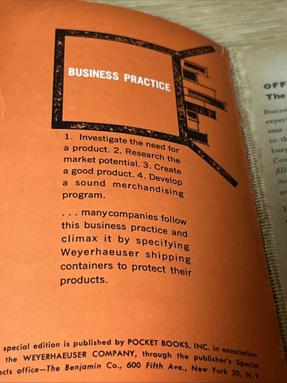 The Office Encyclopedia 1st Edition by Weyerhaeuser Special Edition 1963