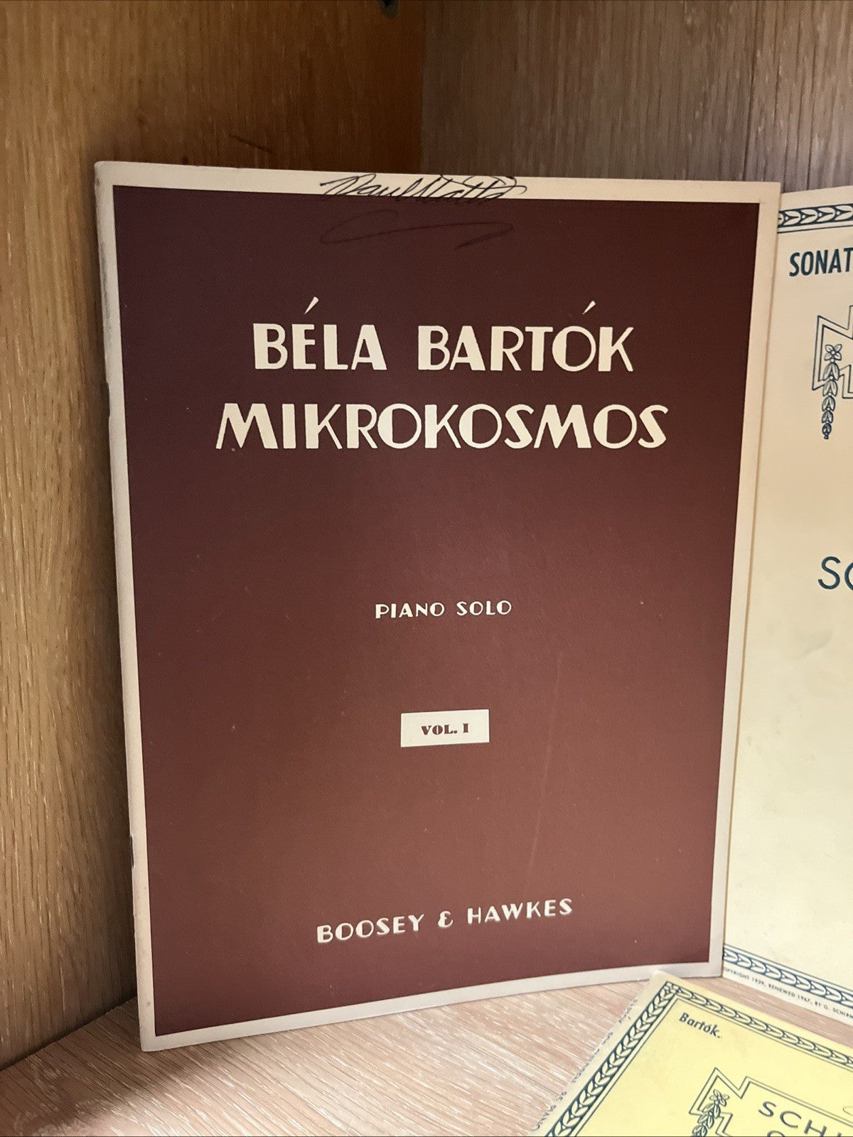 Bela Bartok Mikrokosmos Piano Solo & Schemer’s Llibrary Musical Classics Lot 5