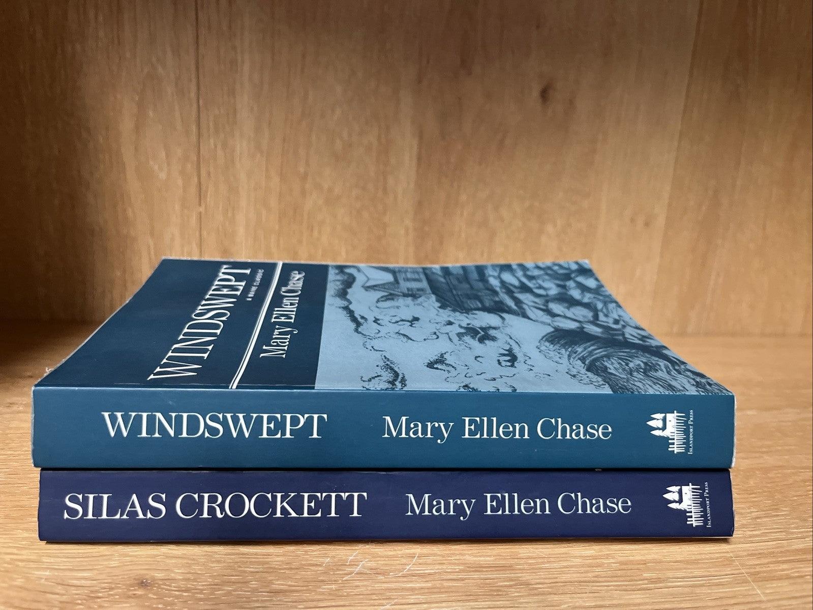 Mary Ellen Chase Book Lot of 2 Windswept and Silas Crockett