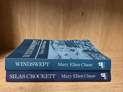 Mary Ellen Chase Book Lot of 2 Windswept and Silas Crockett