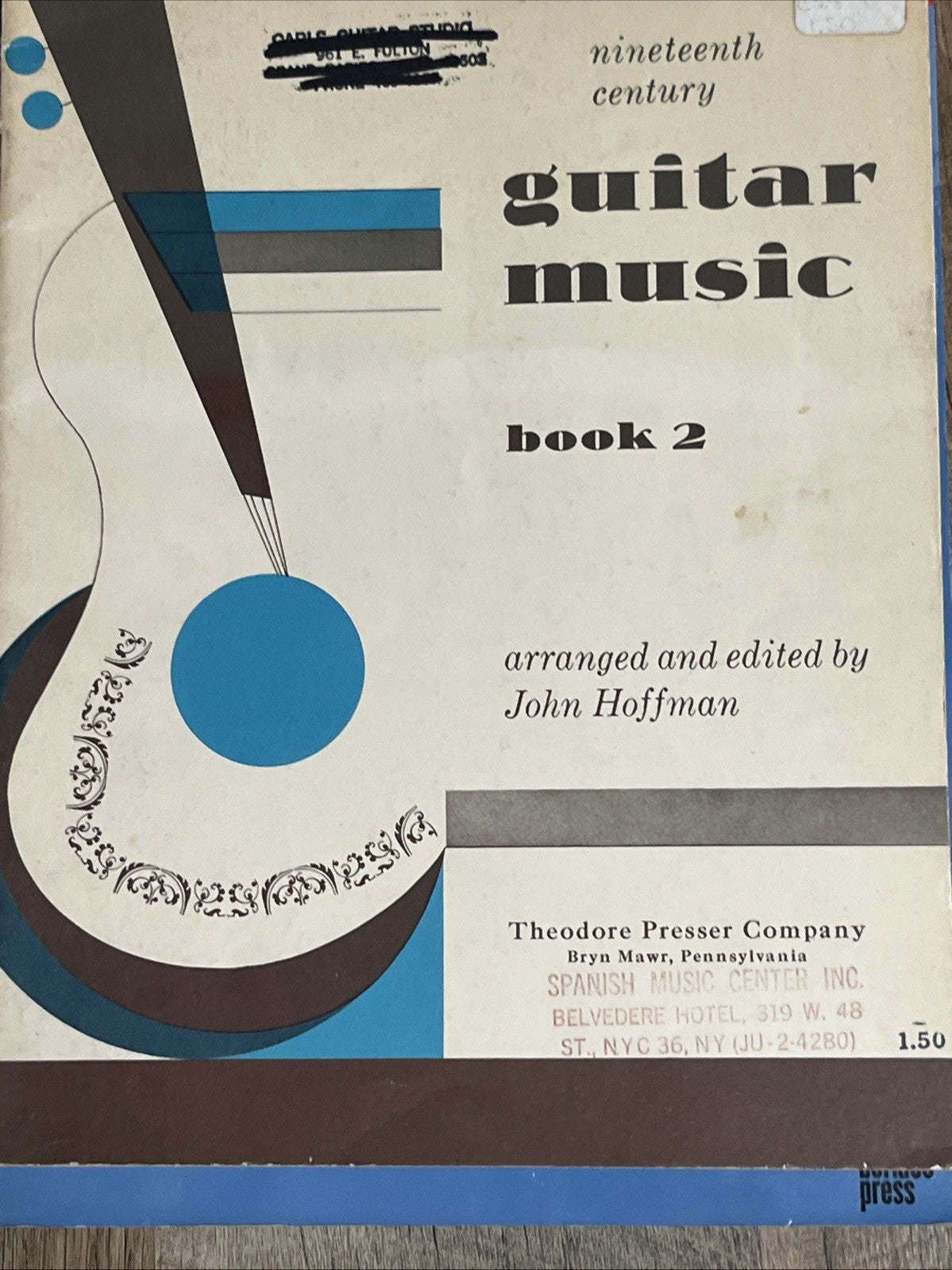 Melodic Rhythms For Guitar & Nineteenth Century Guitar Music BK 2 Lot of 2