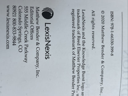 FLORIDA SCHOOL LAWS 2020 EDITION By Lexisnexis
