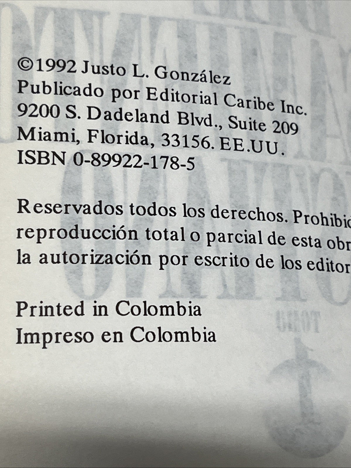 HISTORIA DEL PENSAMIENTO CRISTIANO Tomo  1  Justo L. Gonzalez