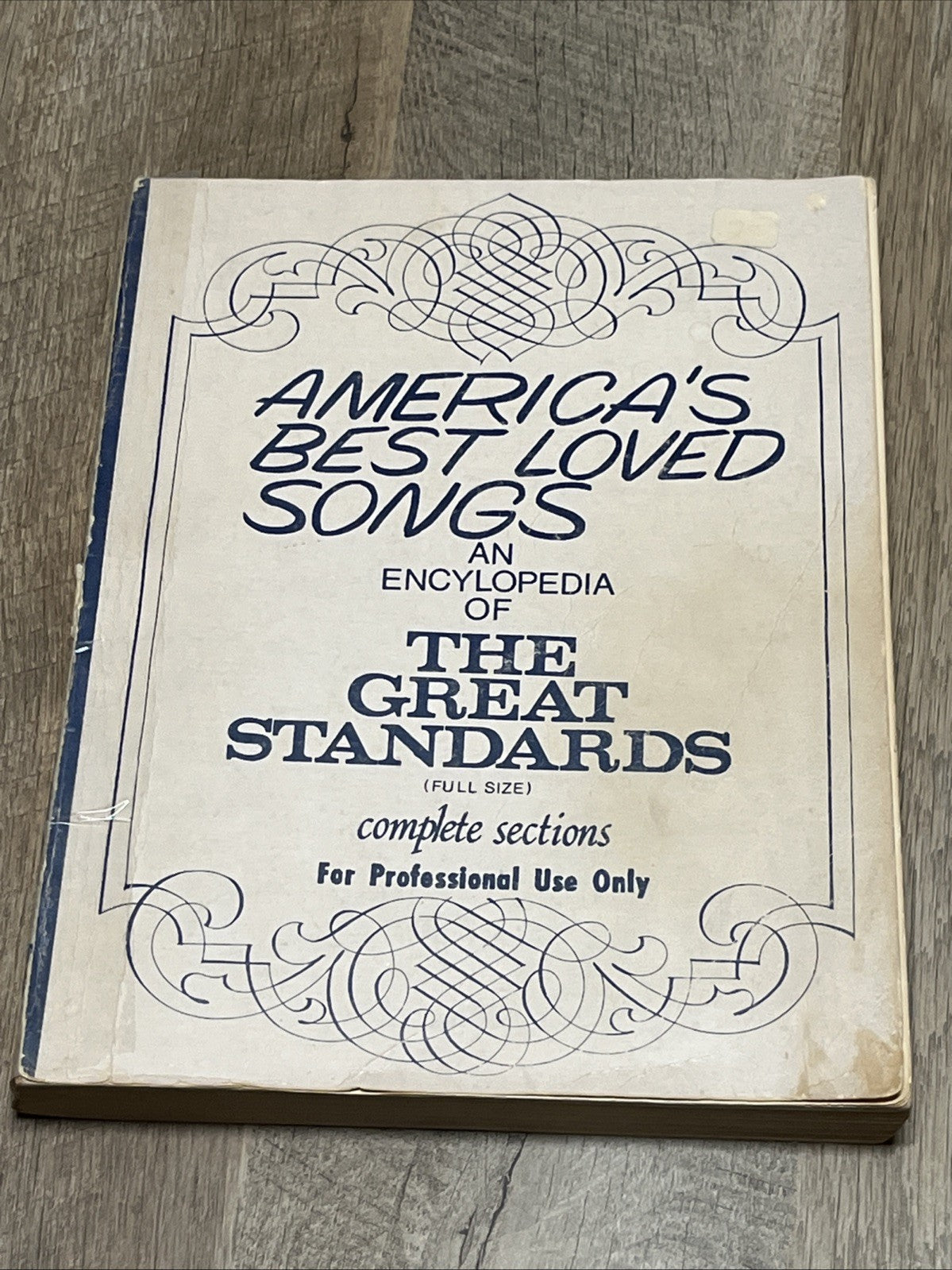 America's Best Loved Songs & Encyclopedia Great Standards Songbook Sheet Music