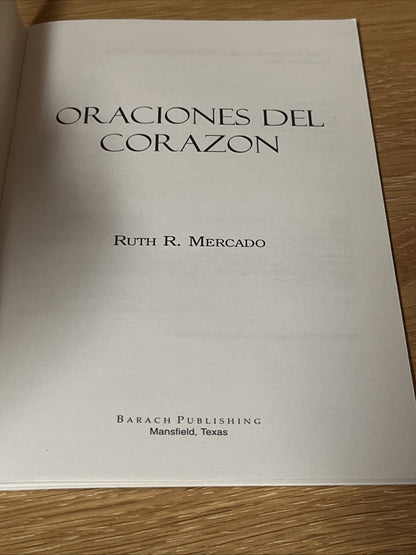 Spanish Christian Book Lot 3 Oraciones Del Corazon.. Spanish Theology