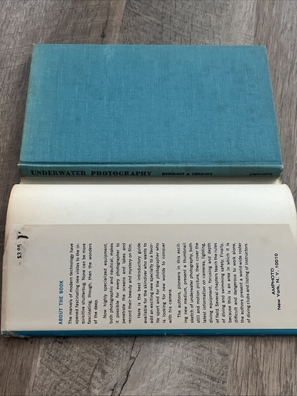 Underwater Photography 1st Edition Dimitri Rebikoff And Paul Cherney 1965 HCDJ