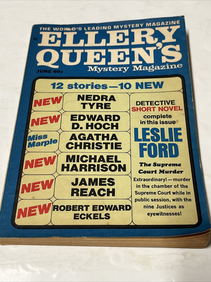 Ellery Queen's Mystery Magazine Vol. 55 #6 June 1970