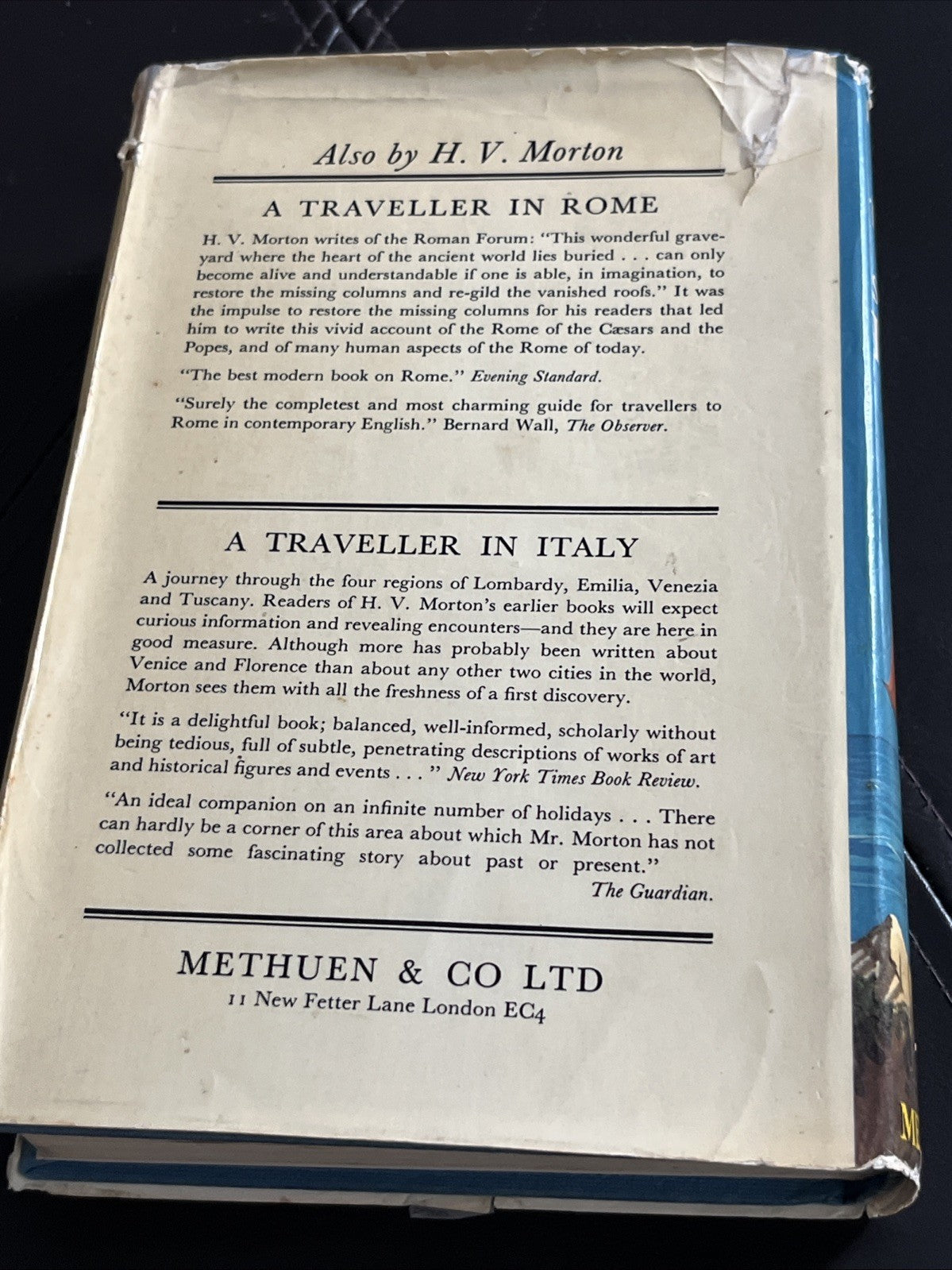 A Traveller in Southern Italy 1st Edition * H.V. Morton, 1969