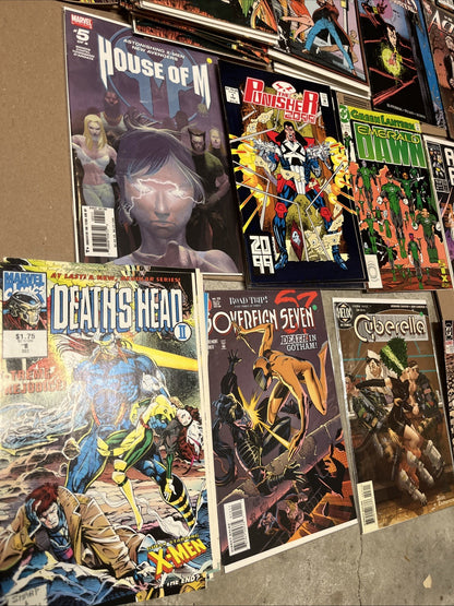 Comic Book Mystery Lot 48 Mixed Marvel DC VF+/NM No Duplicates Bulk