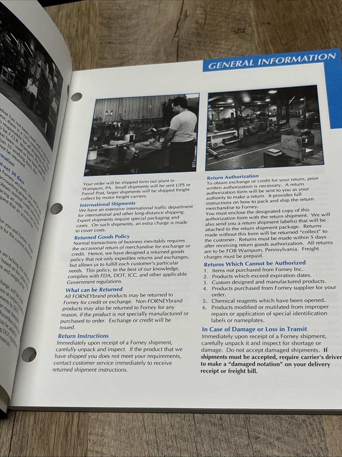 Forney Testing Apparatus and Supplies Catalog 1986