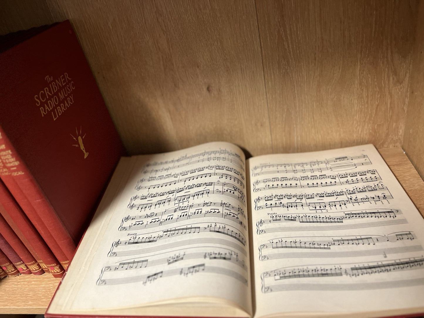The Scribner Radio Music Library 9 Volume Piano, Opera, & Sacred Music 1946