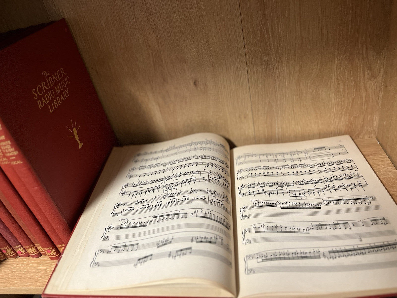 The Scribner Radio Music Library 9 Volume Piano, Opera, & Sacred Music 1946