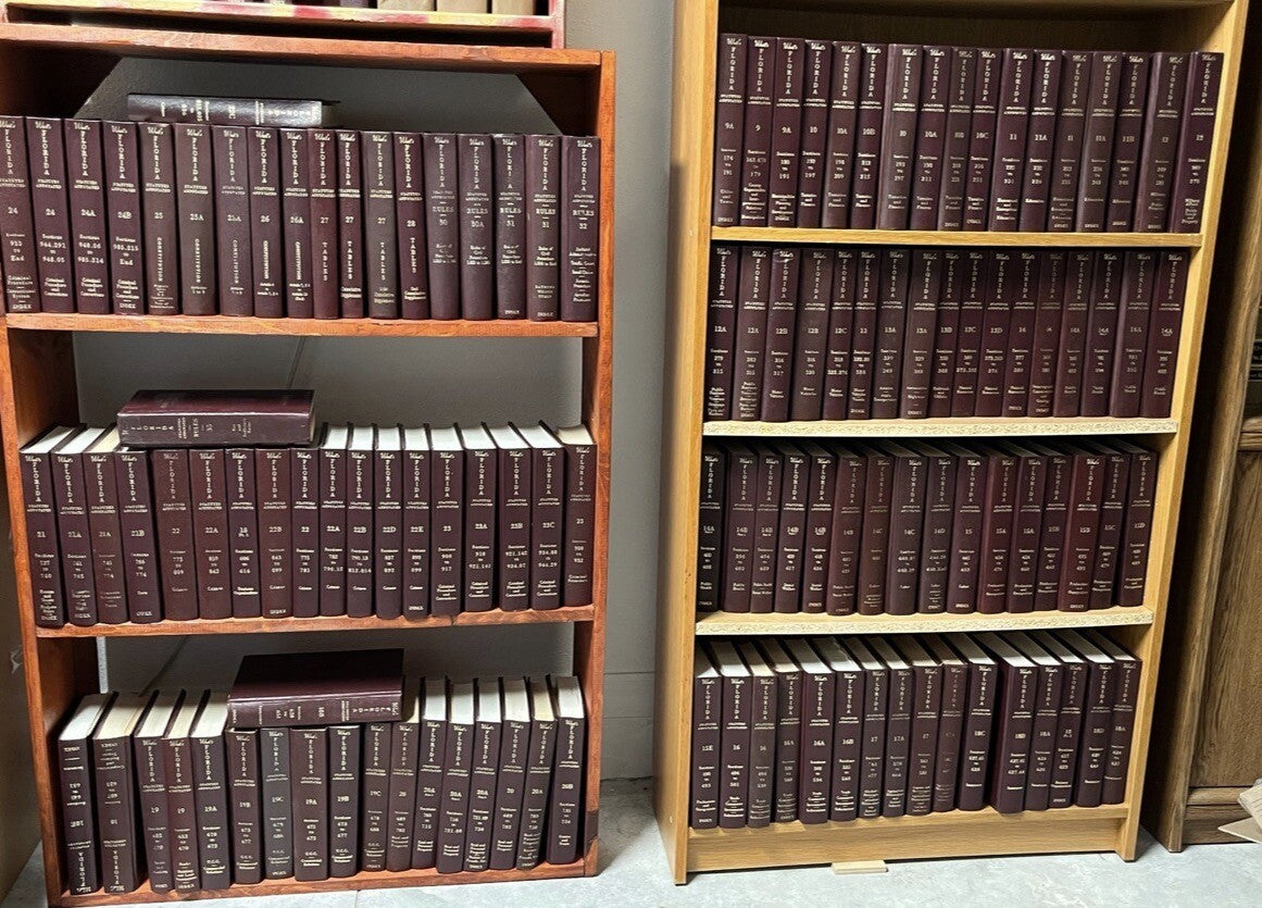 WEST'S FLORIDA STATUTES ANNOTATED 100 Vol Law Books