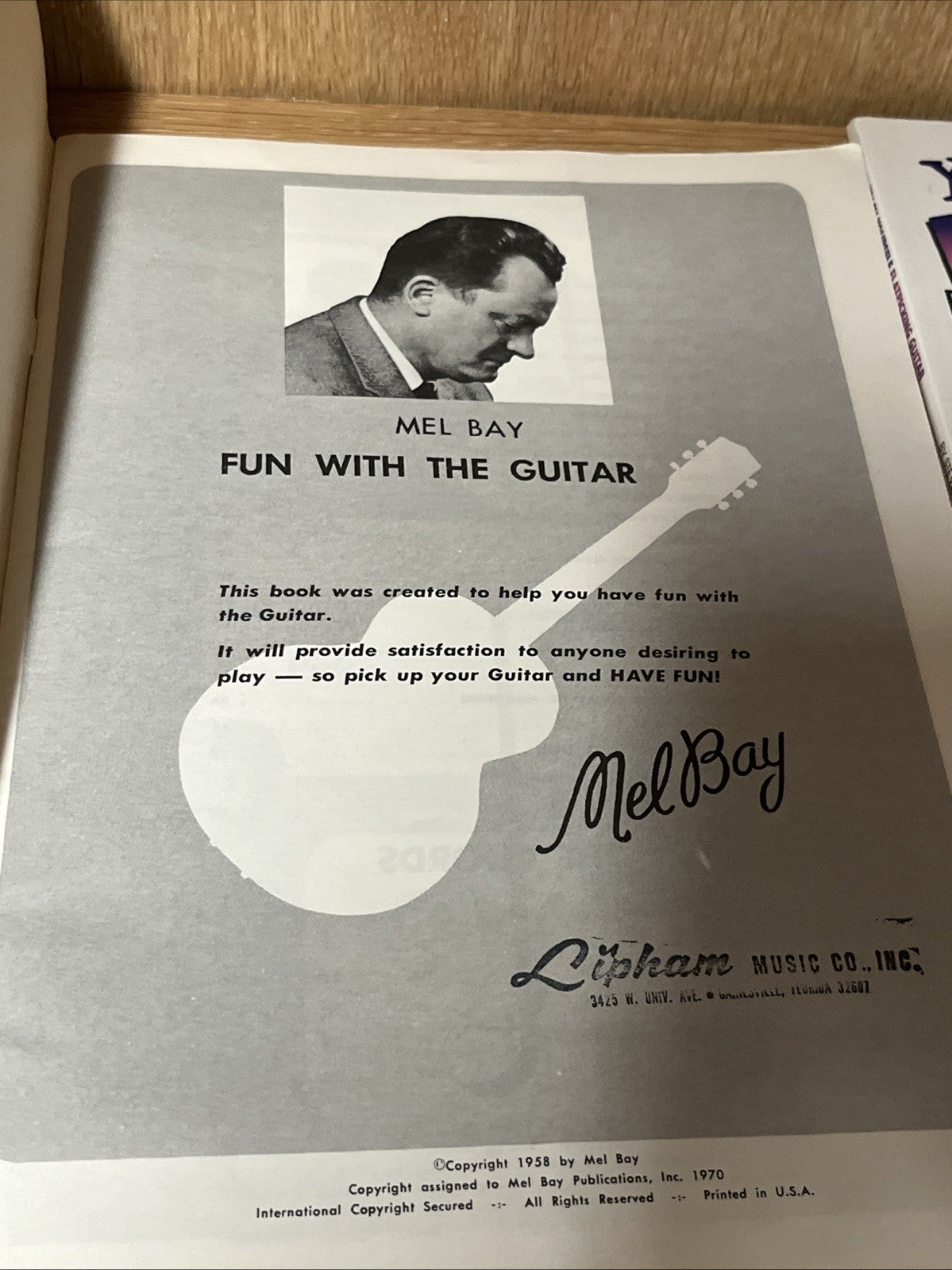Mel Bay Guitar Books Lot of 2 Fun With Guitar & Flatpicking Guitar