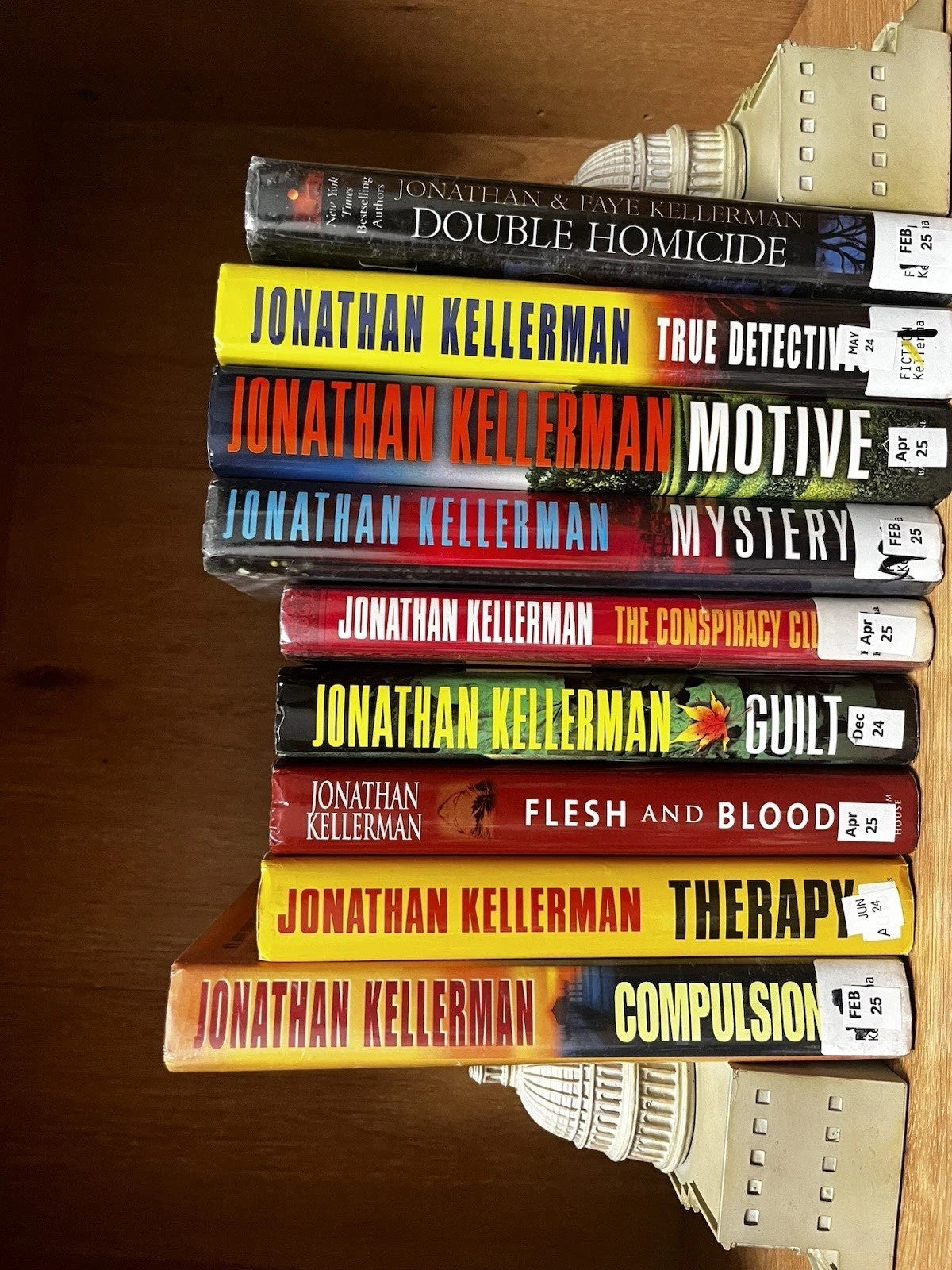 jonathan kellerman book lot 9 hardcover THRILLER Hardcover Books MIX