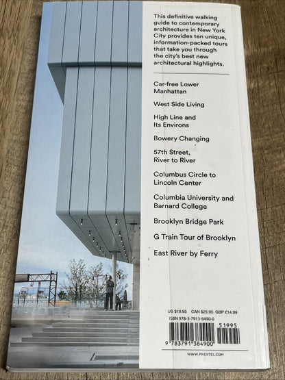 NYC WALKS: GUIDE TO NEW ARCHITECTURE By John Hill & Pavel Bendov **Excellent**