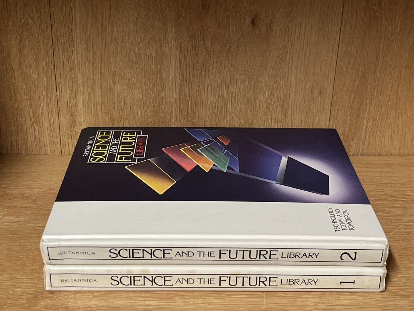 Britannica Science and The Future Library, Volumes 1  & 2 Hardcover Book 1982
