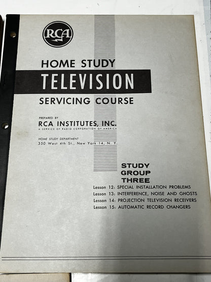 RCA Home Study Television Servicing Course, Study Group 3, Unit 9, Unit 6
