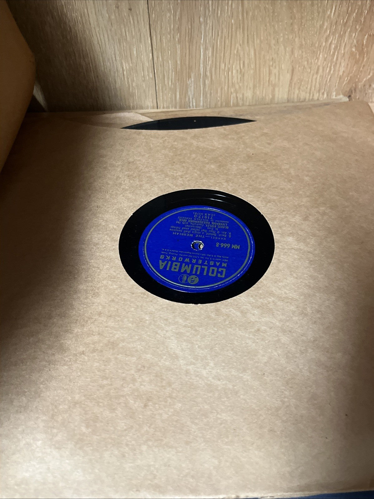 Columbia MM-666 Malcolm Sargent Liverpool Phil Handel 1947 78 Vinyl Volume 1