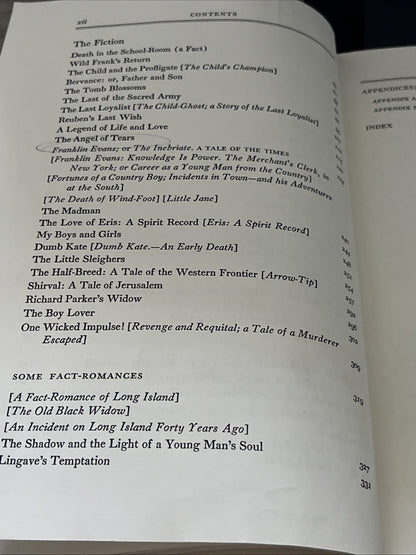 Walt Whitman: The Early Poems and the Fiction 1963 Collected Writings Accepted
