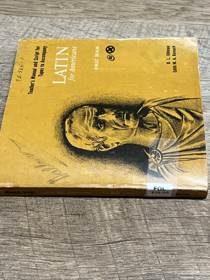 Teacher’s Manual And Script For Tapes To Accompany LATIN for Americans 1st Book