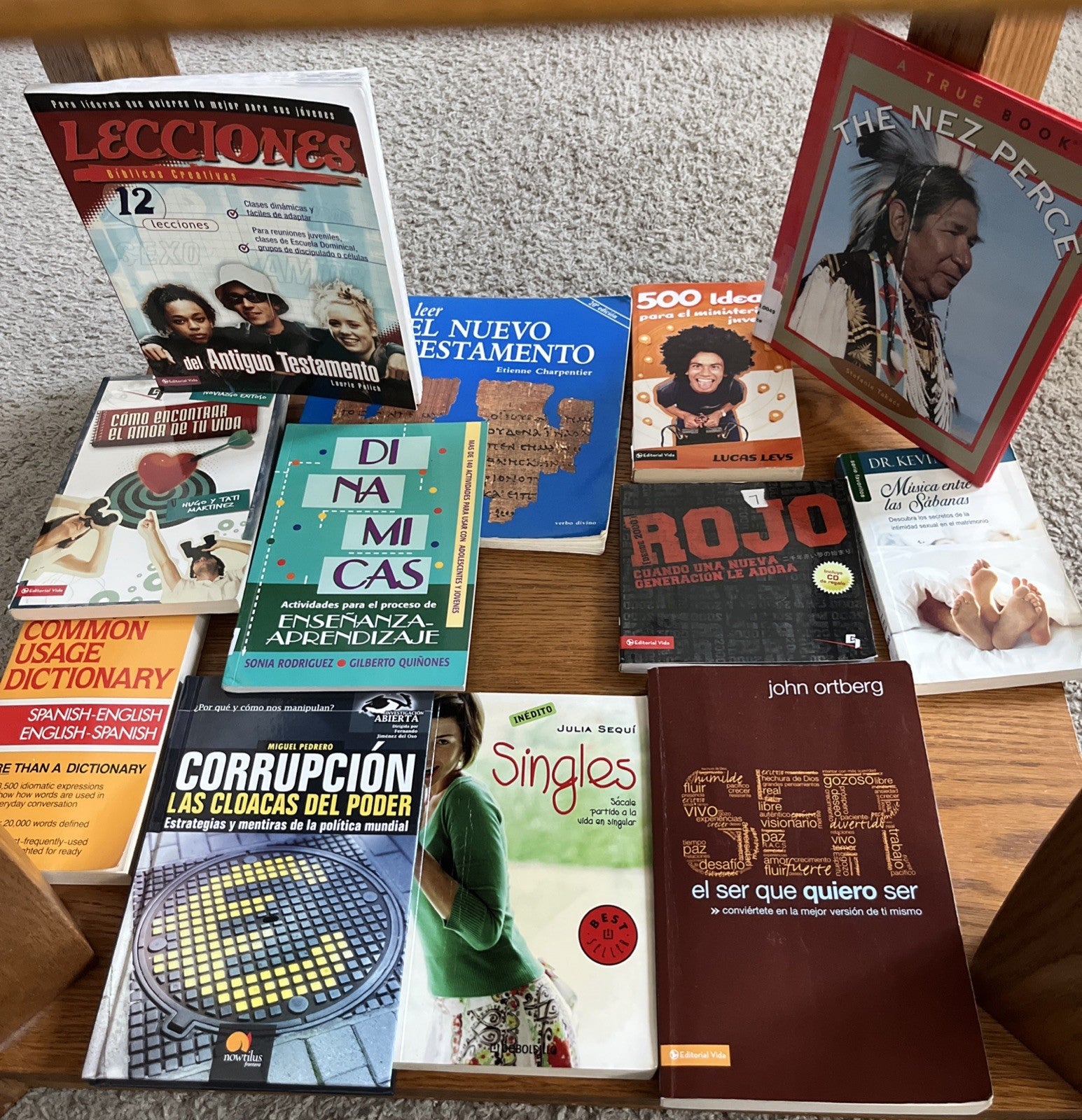 Spanish Books for Adults Lot of 12