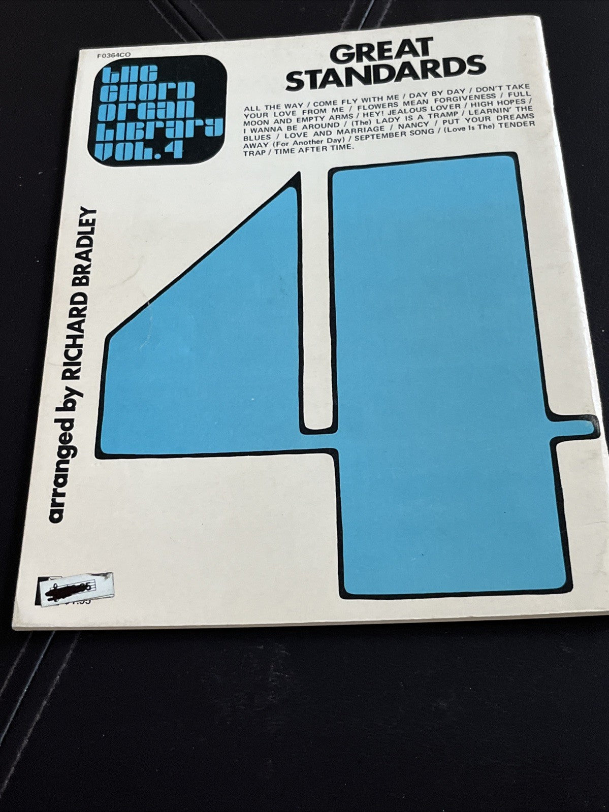Great Standards from the Chord Organ Library Vol. 4 by Richard Bradley