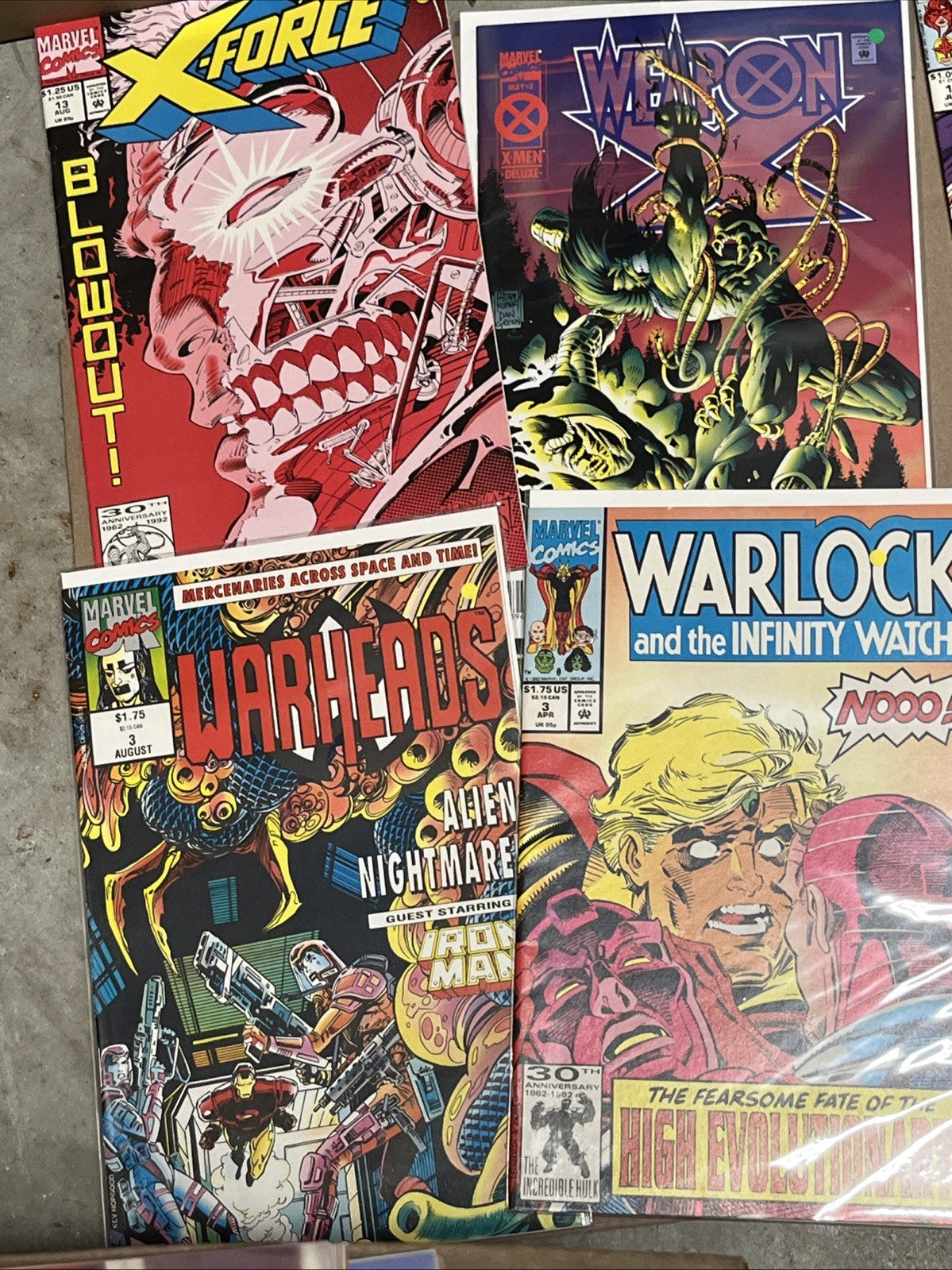 COMIC BOOK LOT Mixed 50 Marvel Comics-Ultimate/Thunder Strike Cable