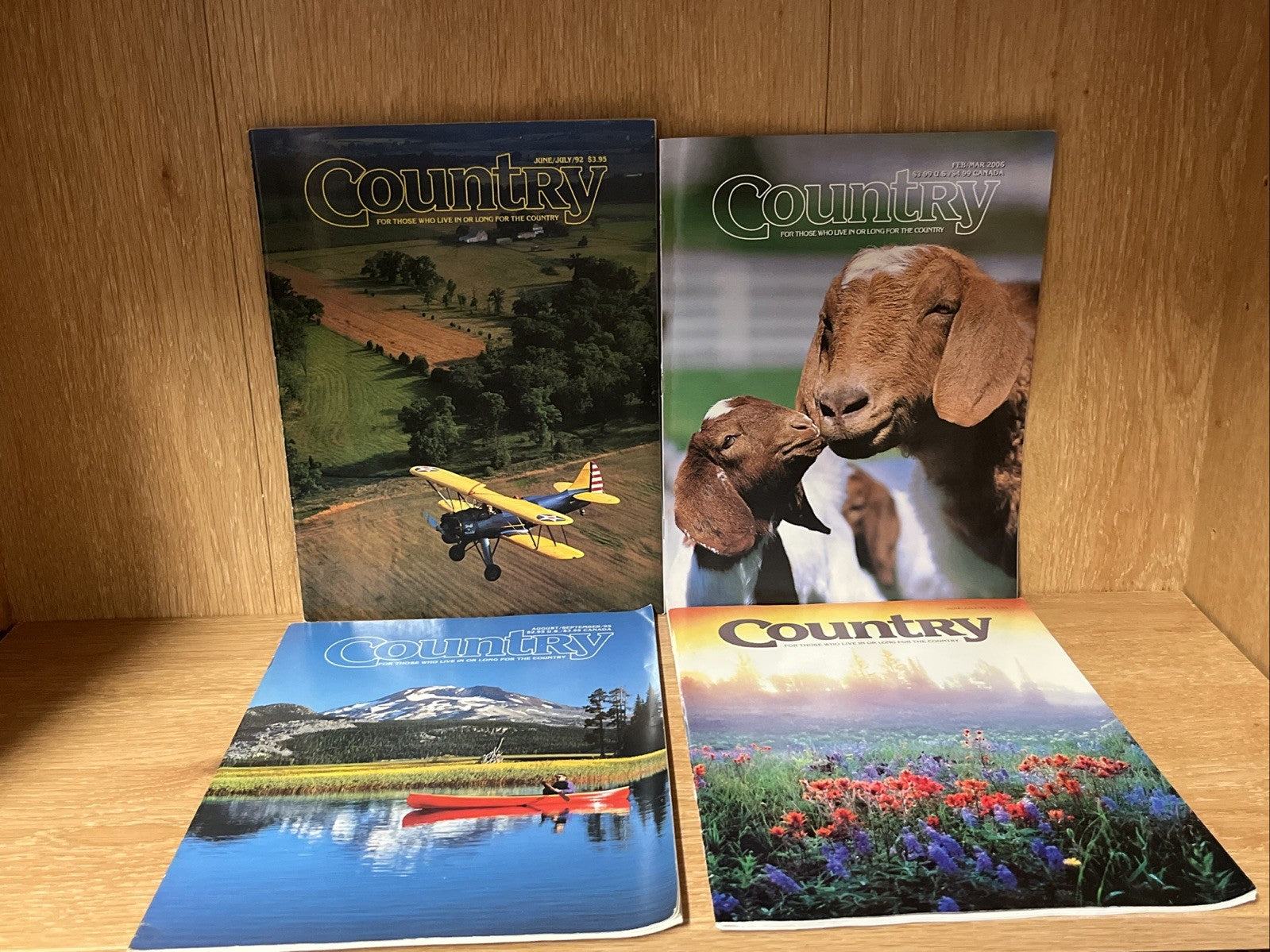 4 Country Magazine For Those Who Live In or Long For The Country 1987/ 92/95/ 06