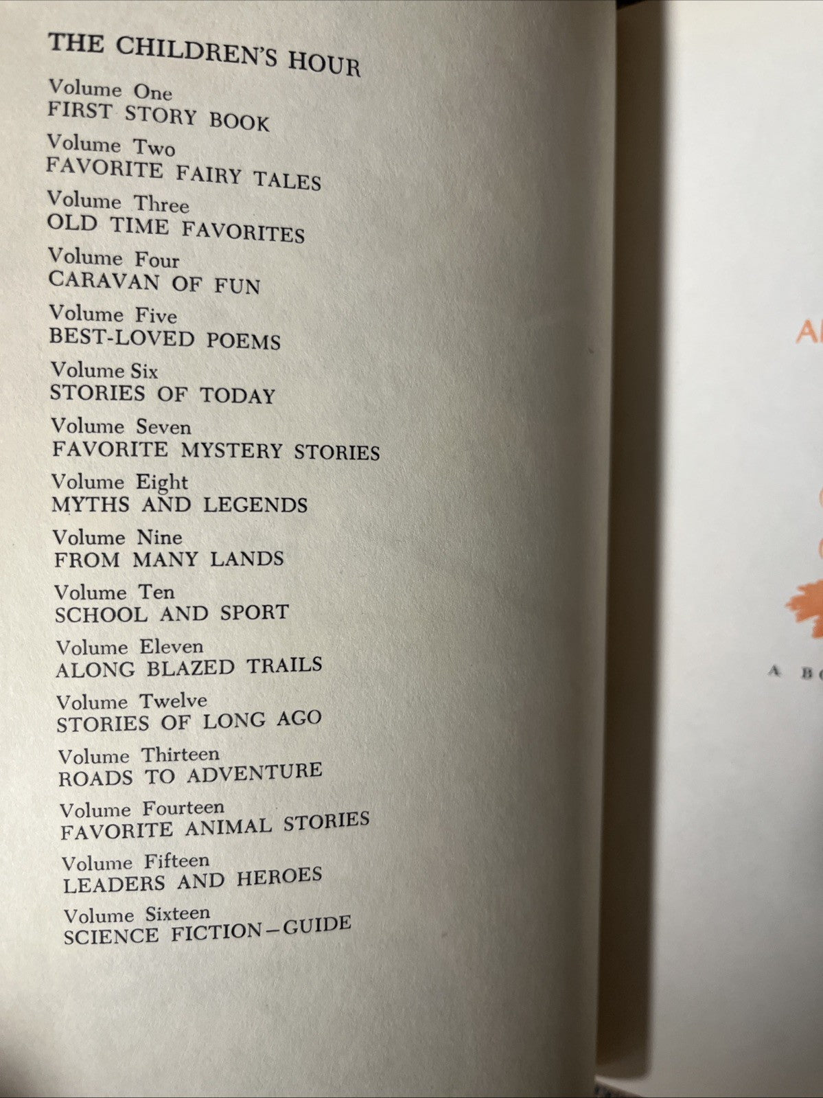The Children's Hour Story Books 1-16  Missing Volume 2 & 12 ( 1953 -  14 Volume)