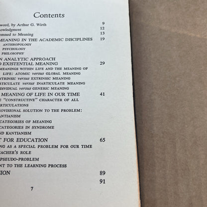 Condemned to Meaning Huston Smith 1st Edition 1965 Harper & Row Hardcover