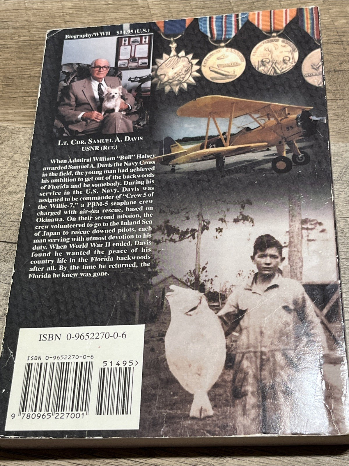 FLORIDA ROOTS, NAVY WINGS By Samuel A. Davis & Lona D. Spencer **Excellent**
