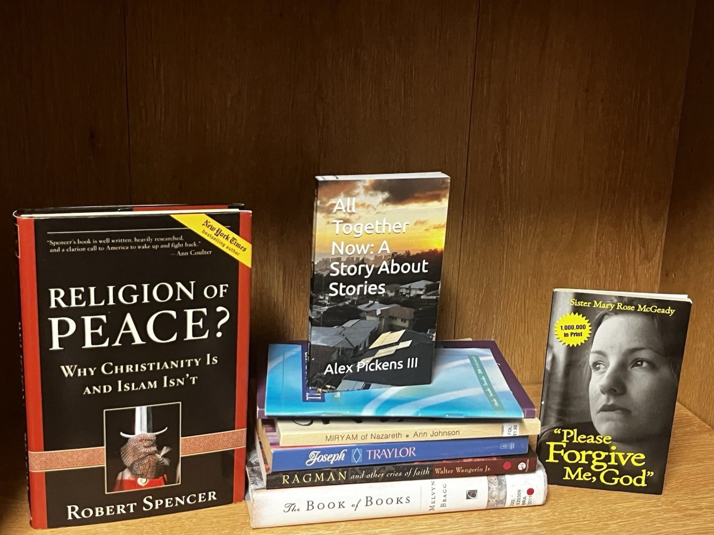 Christian Book Lot of 5Lbs Religion Book 9 RANDOM MIX