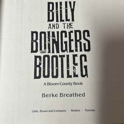 Berkeley  Breathed Books Bloom County Comic Strip Collections- Boingers Lot of 3