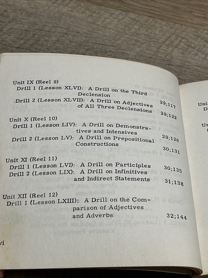 Teacher’s Manual And Script For Tapes To Accompany LATIN for Americans 1st Book