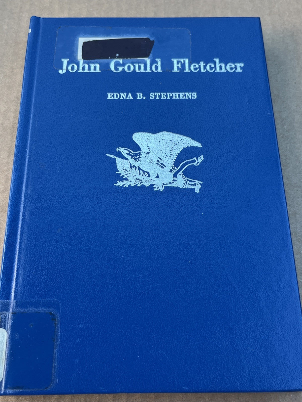 John Gould Fletcher ~ Edna B. Stephens ~ 1967 Hardcover, Twayne Pub.