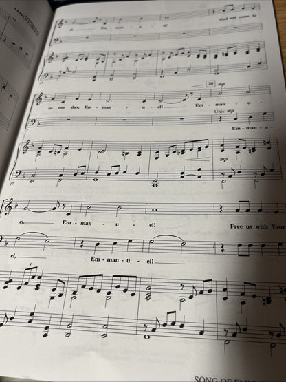 Lot of 3 Song of Emmanuel (A Cantata for Christmas) SATB composed Lloyd Larson