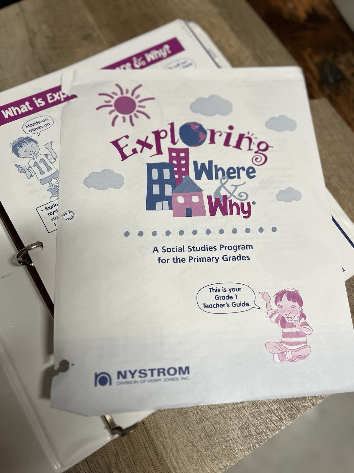 Exploring Where and Why Teacher’s Guide Grade 1 Nystrom Division Of HERFF JONE