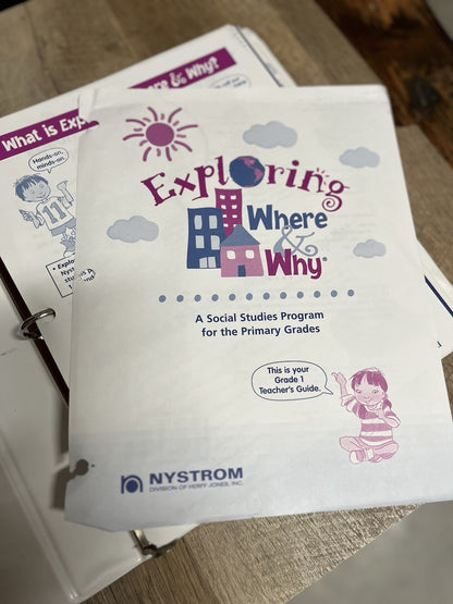 Exploring Where and Why Teacher’s Guide Grade 1 Nystrom Division Of HERFF JONE